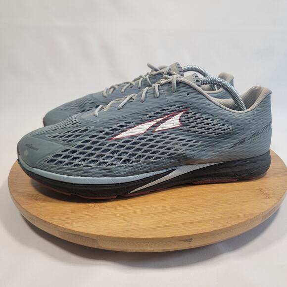 Altra Viho Running Sneakers Shoes Men 10.5 Gray Red Zero Limits - Picture 1 of 16